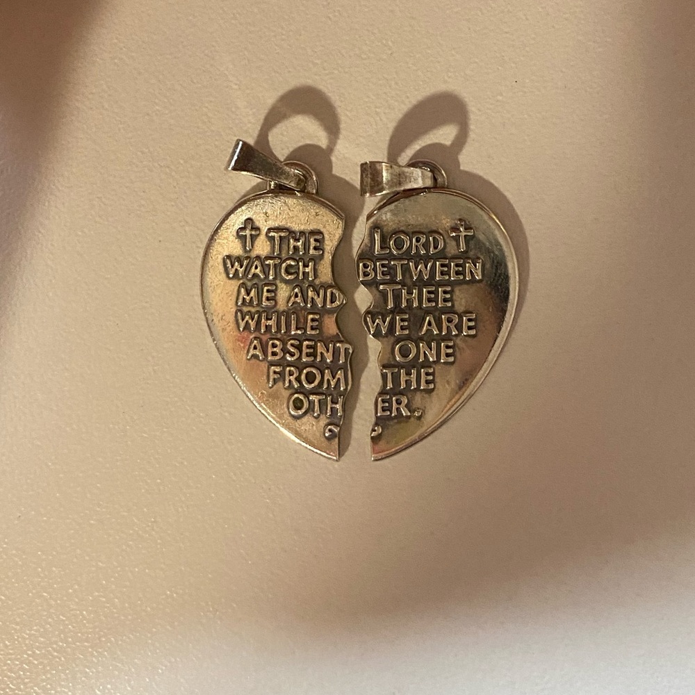 James Avery Watch over thee prayer set